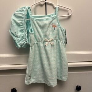 Carters 6M Swimsuit Cover w/ Diaper Cover